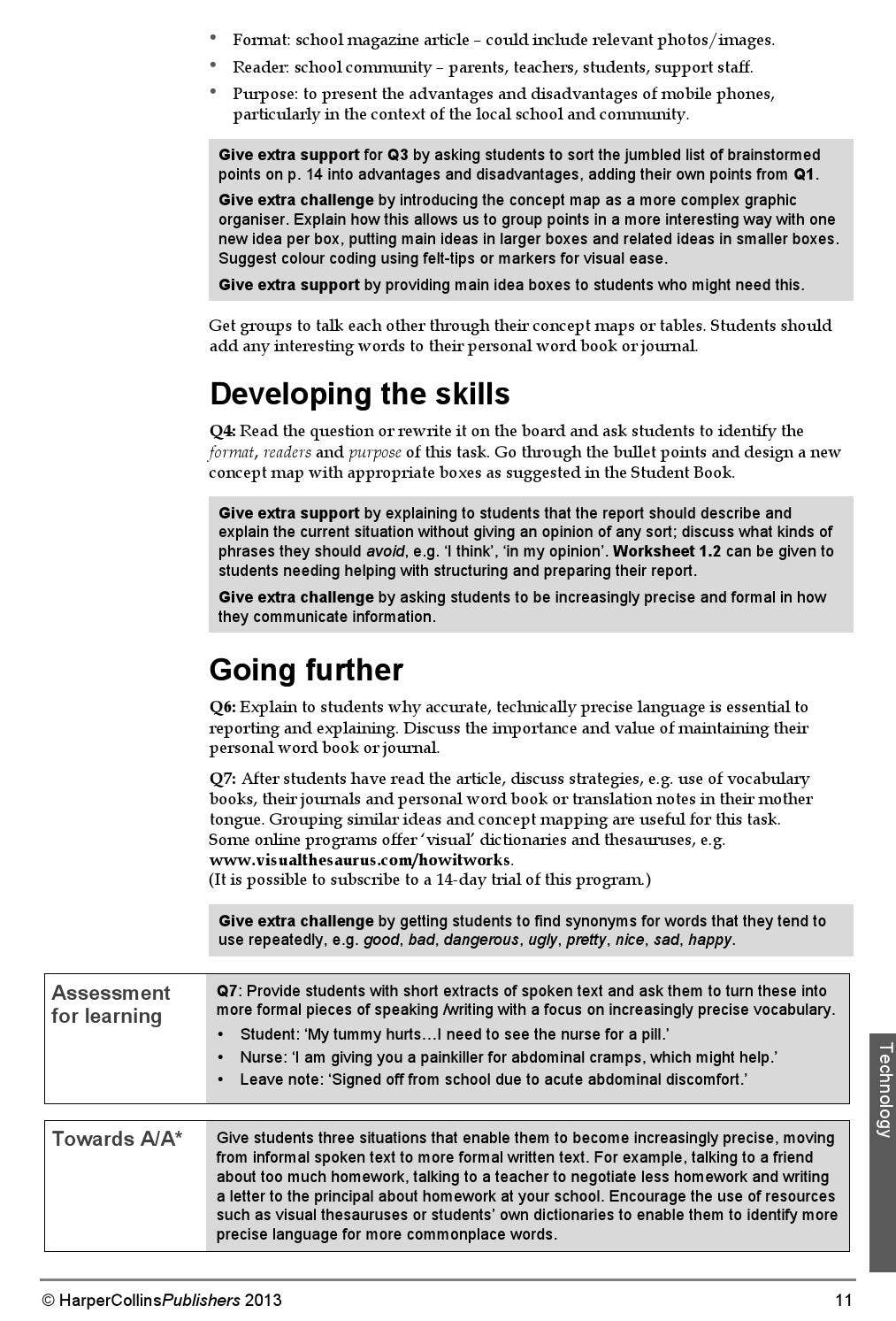 Cambridge IGCSE English As A Second Language Teacher Guide by Collins ...