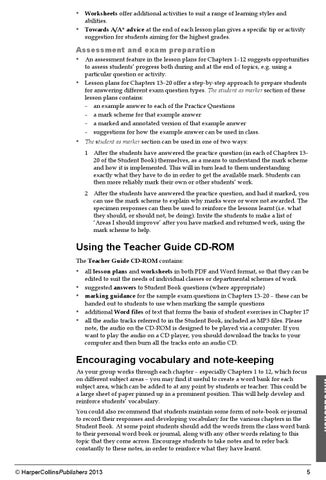 Cambridge IGCSE English As A Second Language Teacher Guide by Collins ...