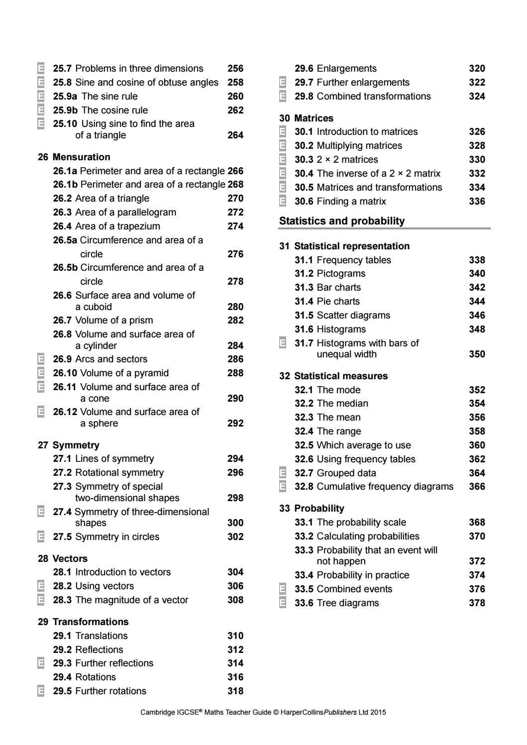 Cambridge IGCSE Maths: Teacher Guide by Collins - Issuu