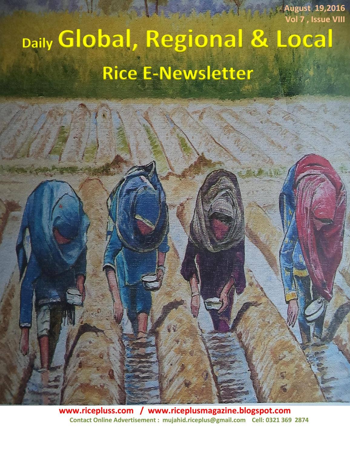 Blog Promoting Rice 19th august,2016 daily global,regional and local rice e newsletter by ...