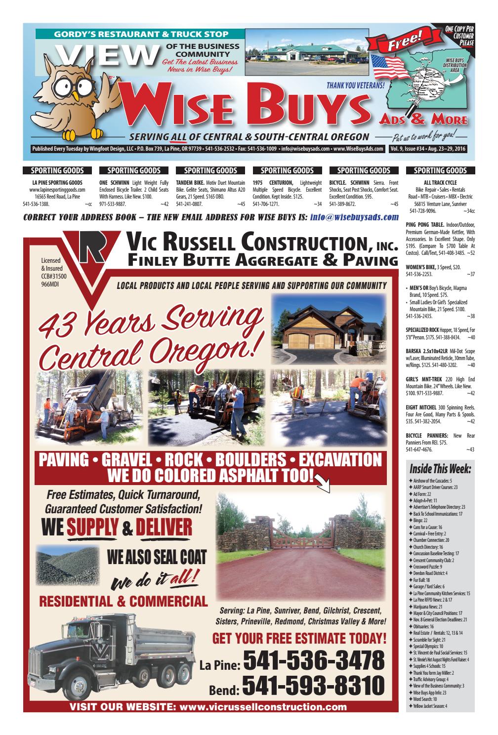 Wise Buys 082316 by Wise Buys Ads & More Issuu