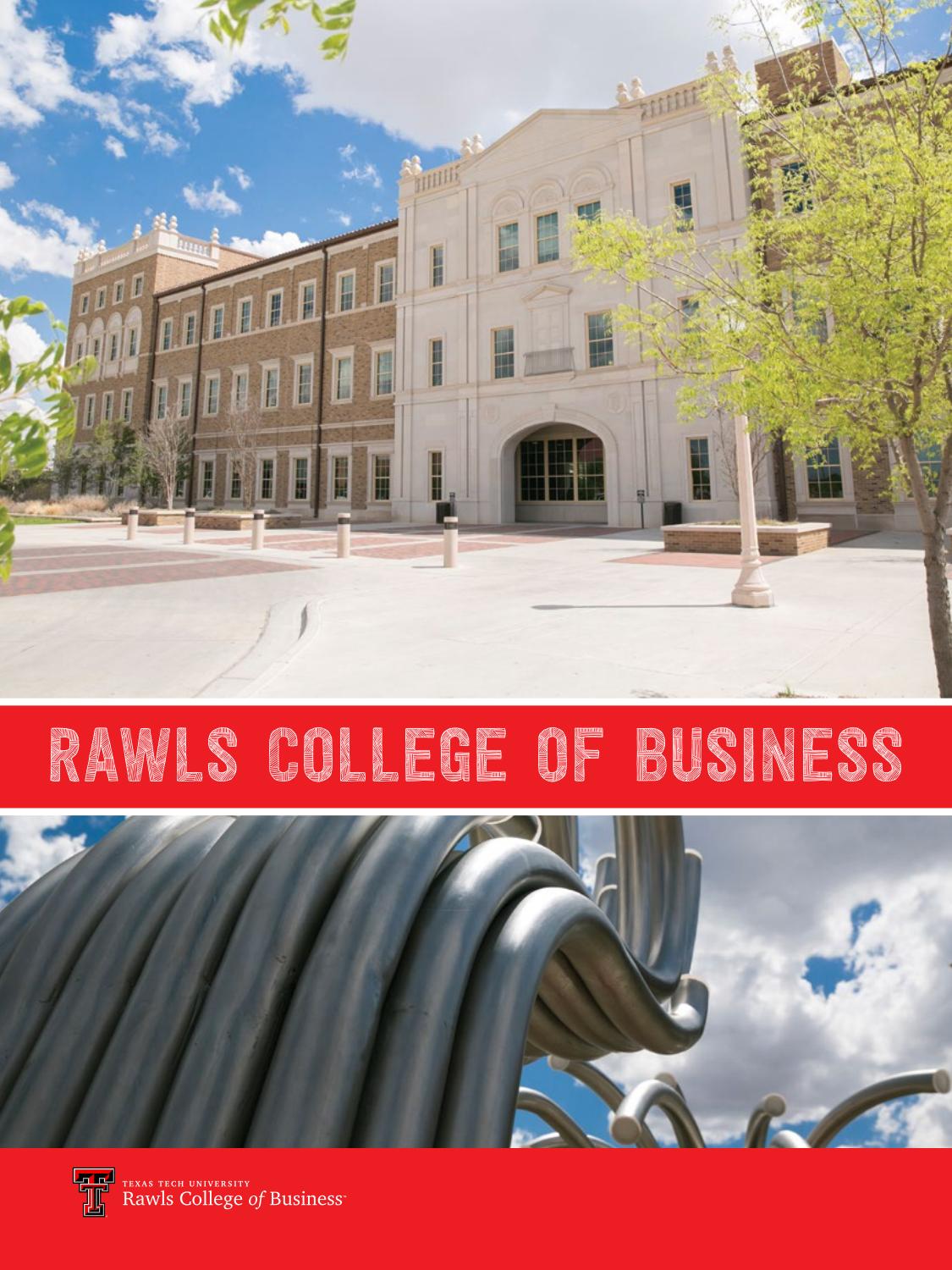 Prospective Students Viewbook by Rawls College of Business Issuu