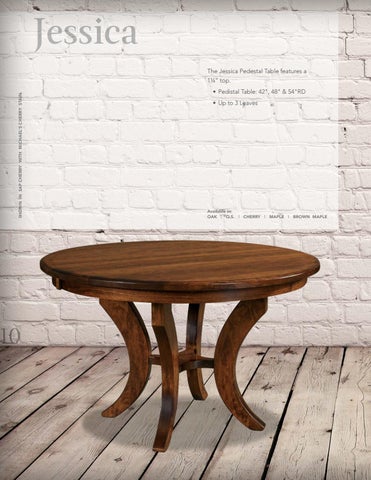 E & G Amish Furniture 2016 室内 Hardwoods 餐桌 目录 / Dining / 第 10 页