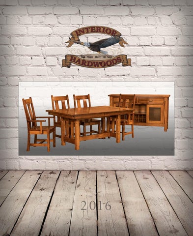 E & G Amish Furniture 2016 室内 Hardwoods 餐桌 目录 / Dining / 第 19 页
