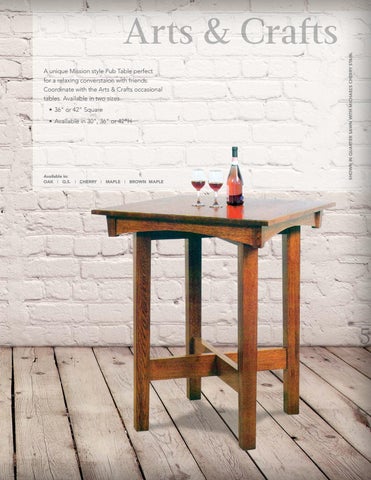 E & G Amish Furniture 2016 室内 Hardwoods 餐桌 目录 / Dining / 第 5 页
