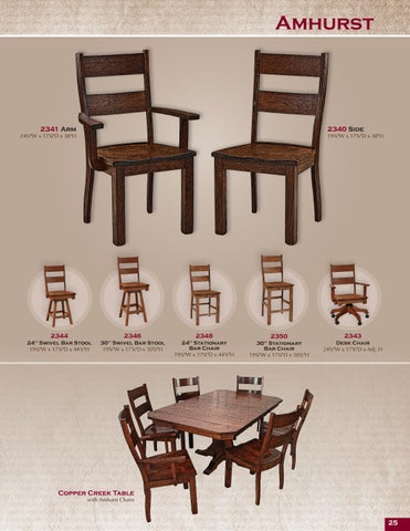 2016 Wengerd Wood Products Catalog Dining Chairs E G Amish 2016 Wengerd Wood Products Catalog Dining Chairs E G Amish Furniture