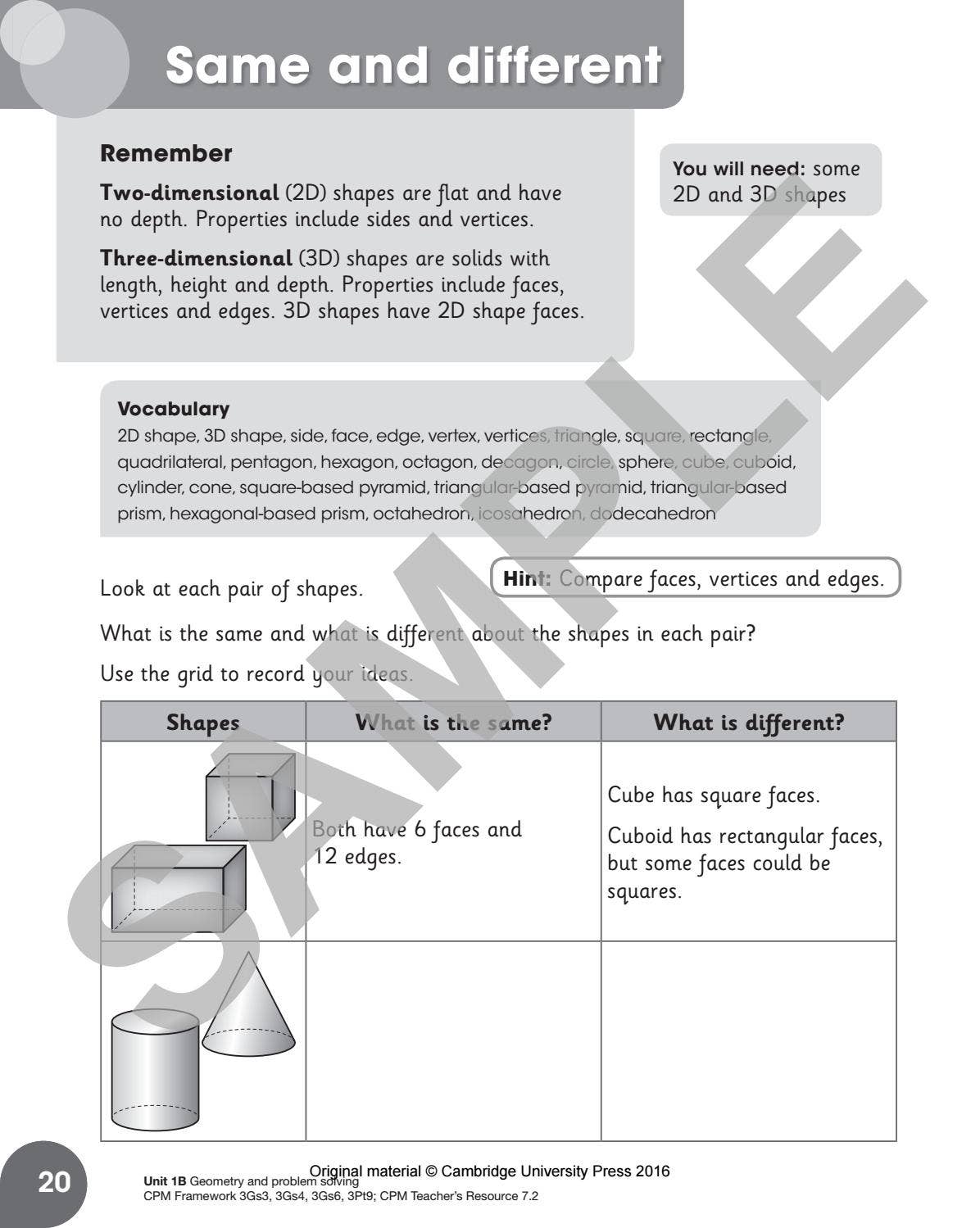 Math Challenge Books Preview Cambridge Primary Mathematics Challenge Book 3 by Cambridge ...