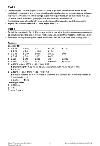 Maths Frameworking Teacher Pack 3.1 by Collins - Issuu