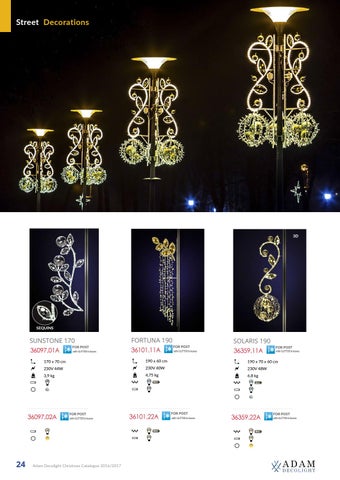 Adam Decolight Christmas 灯饰目录 2016/ 2017 第 24 页