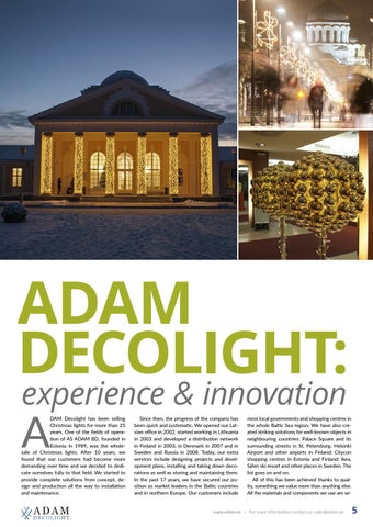 Adam Decolight Christmas 灯饰目录 2016/ 2017 第 5 页