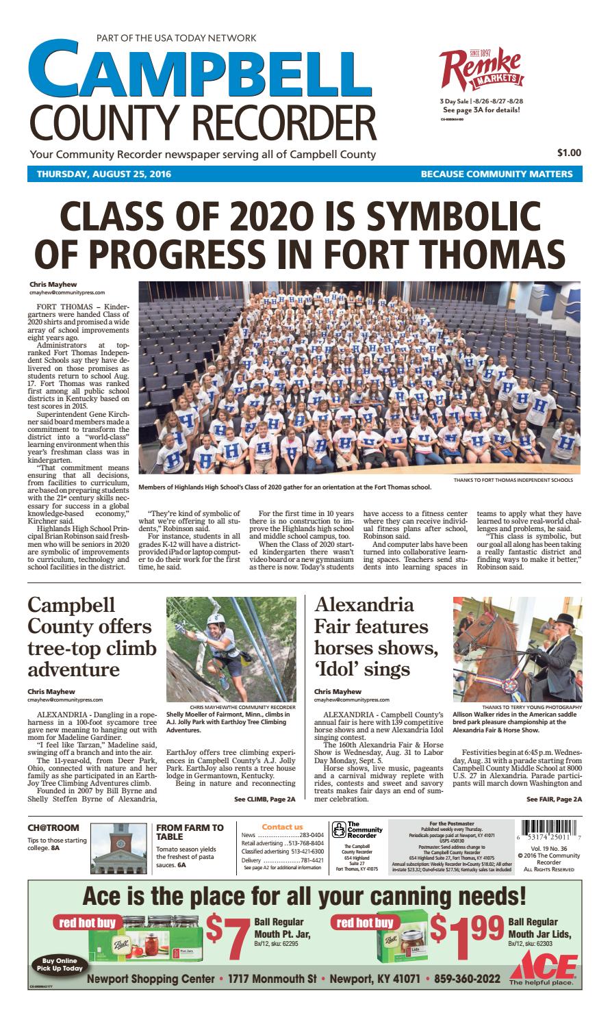 Campbell county recorder 082516 by Enquirer Media Issuu