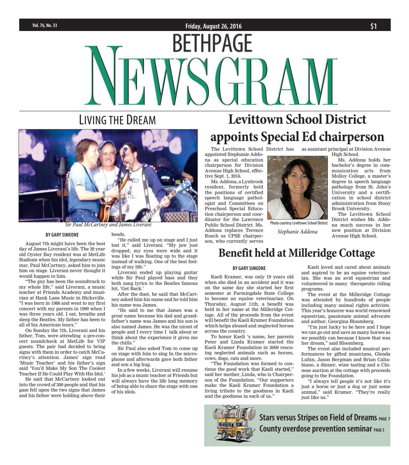 Bethpage Newsgram by Litmor Publishing Issuu