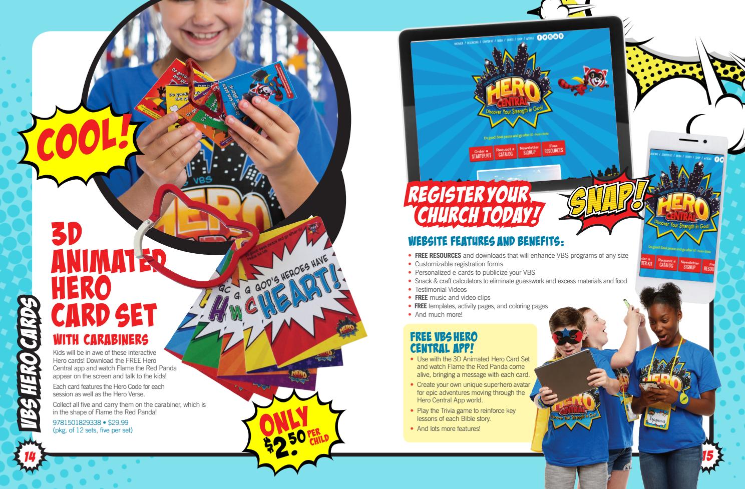 Cokesbury's VBS Hero Central 2017 Catalog by United Methodist