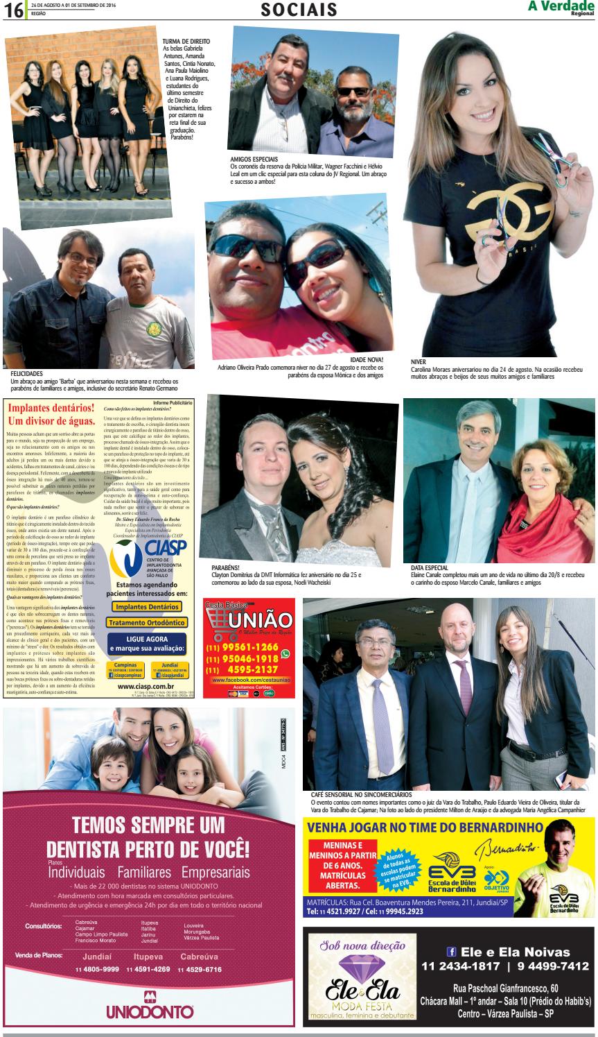 JV Regional ® - Edição 642 (26 de agosto a 01 de setembro de 2016 ...