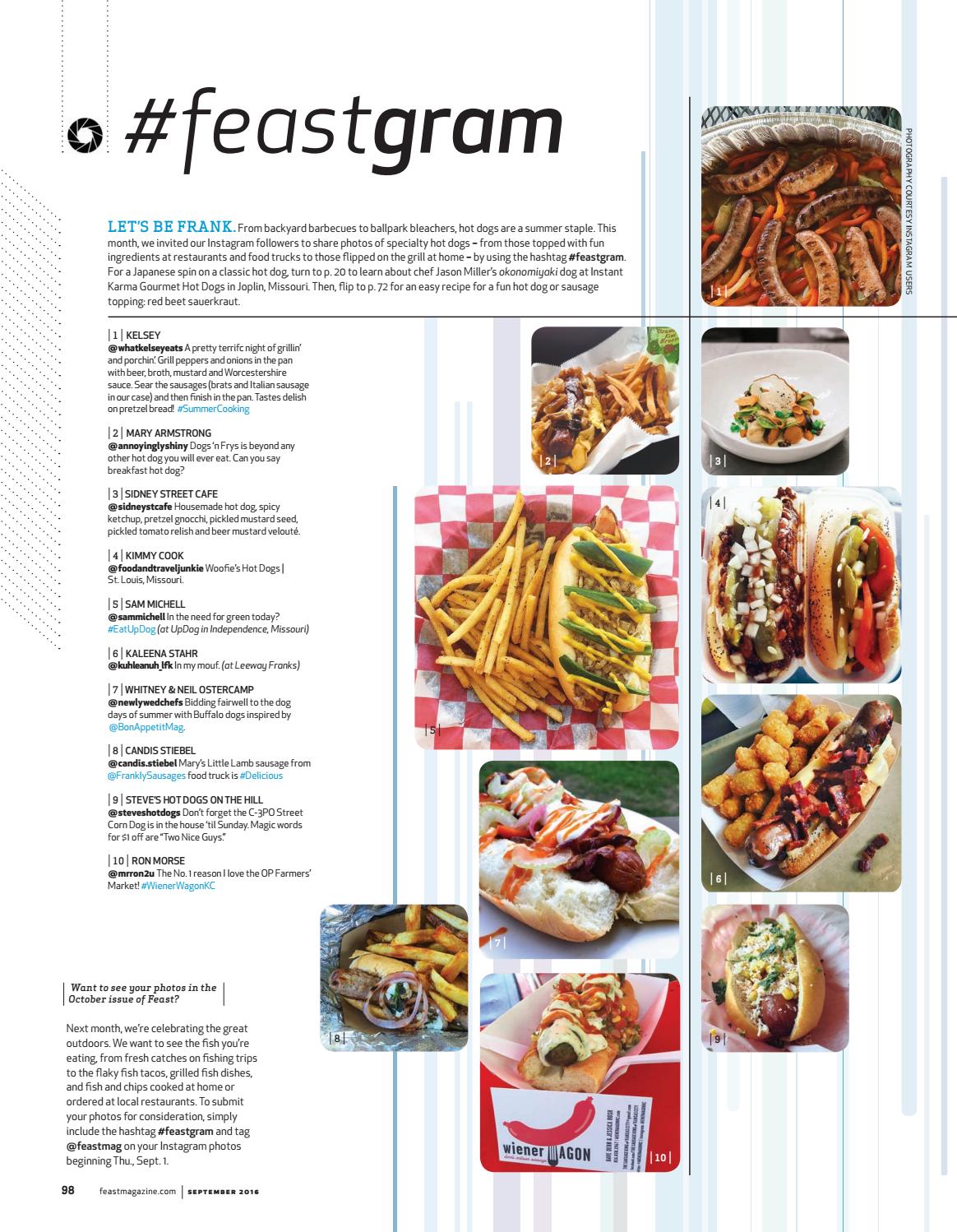 September 2016 Feast Magazine by Feast Magazine Issuu