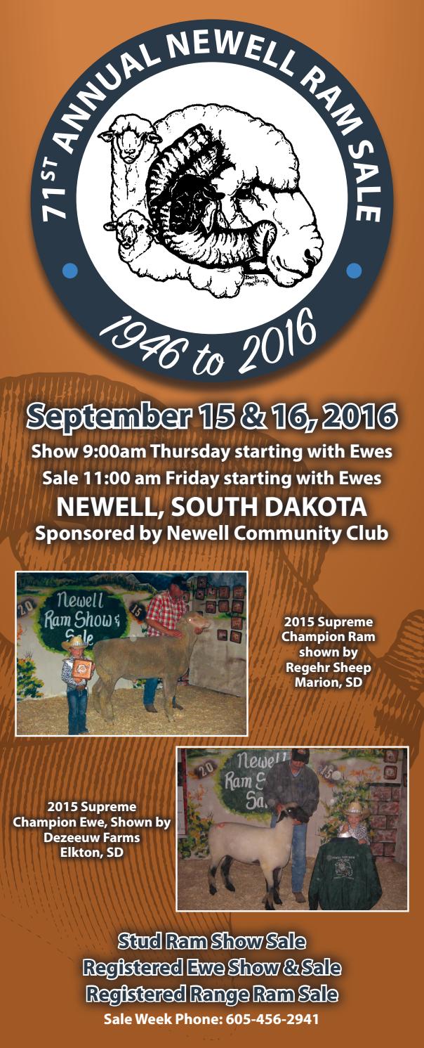 71st Annual // Newell Ram Sale by TriState Livestock News Farmer