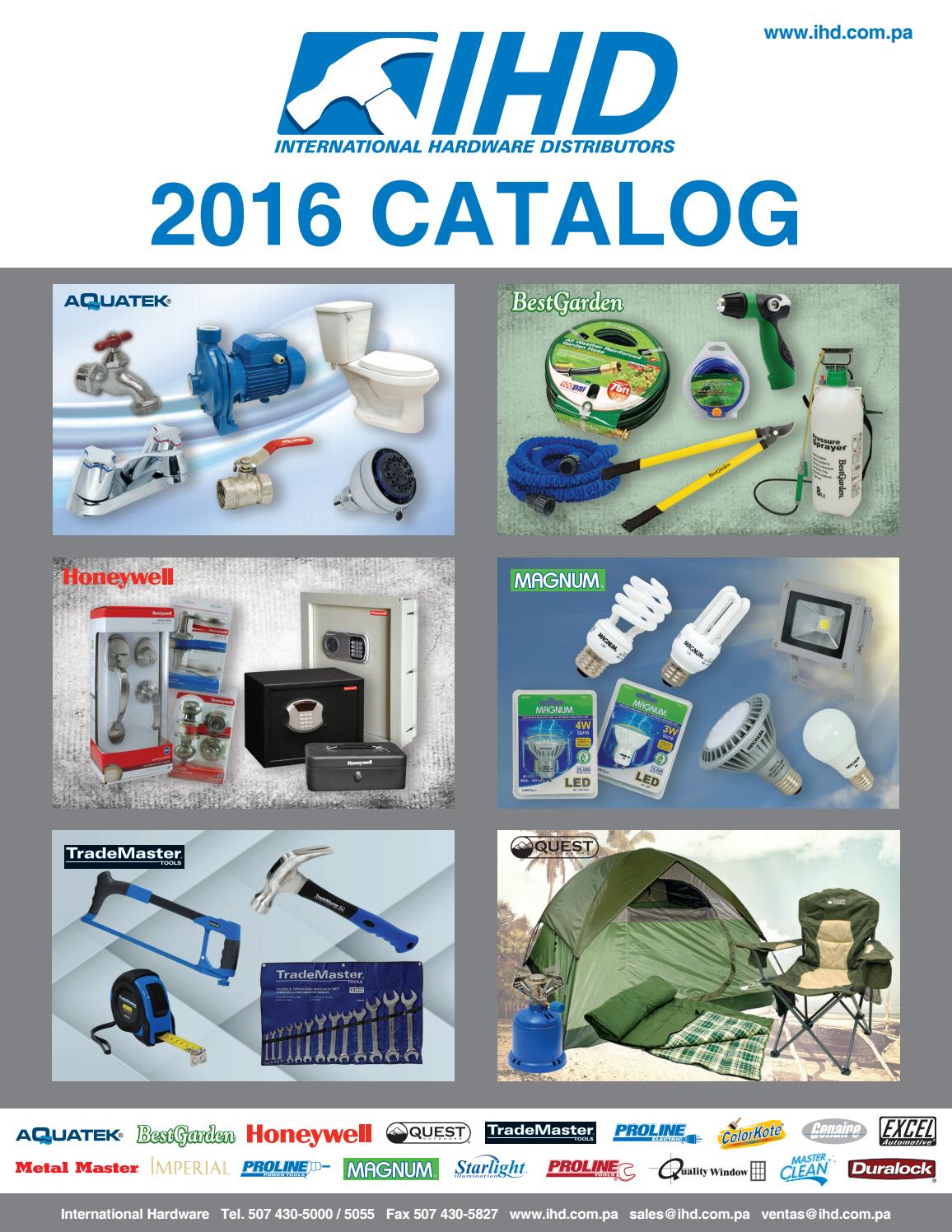 Catálogo General International Hardware 2016 by INTERNATIONAL HARDWARE