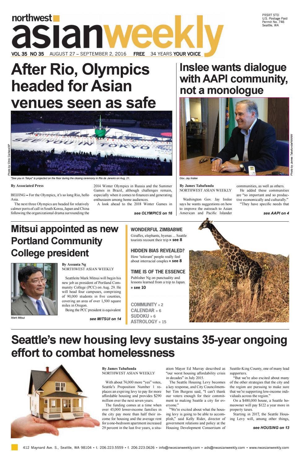 VOL 35 NO 35 | AUGUST 27 – SEPTEMBER 2, 2016 by Northwest Asian Weekly ...