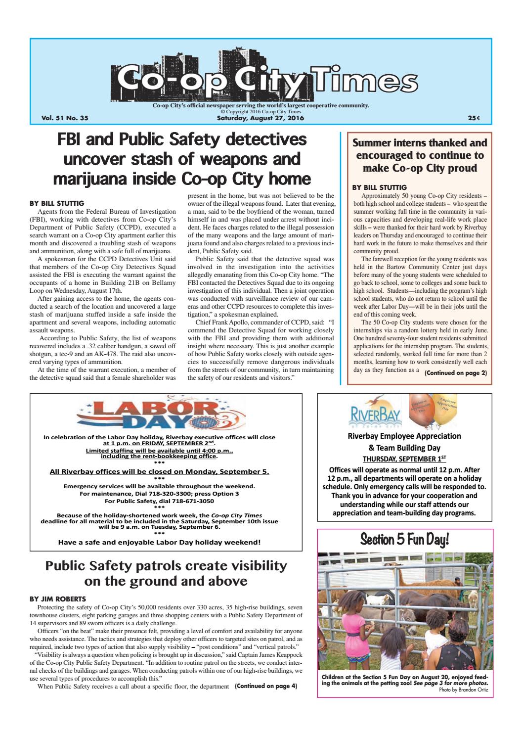 Co-op City Times 08/27/16 by Co-op City