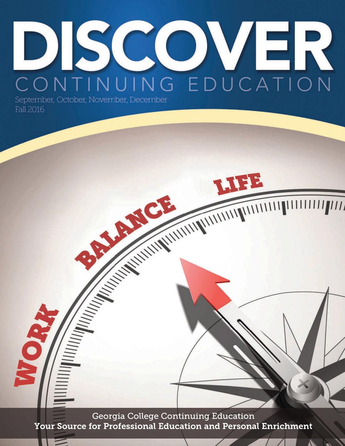 Continuing Education Catalog Fall 2016 by College & State