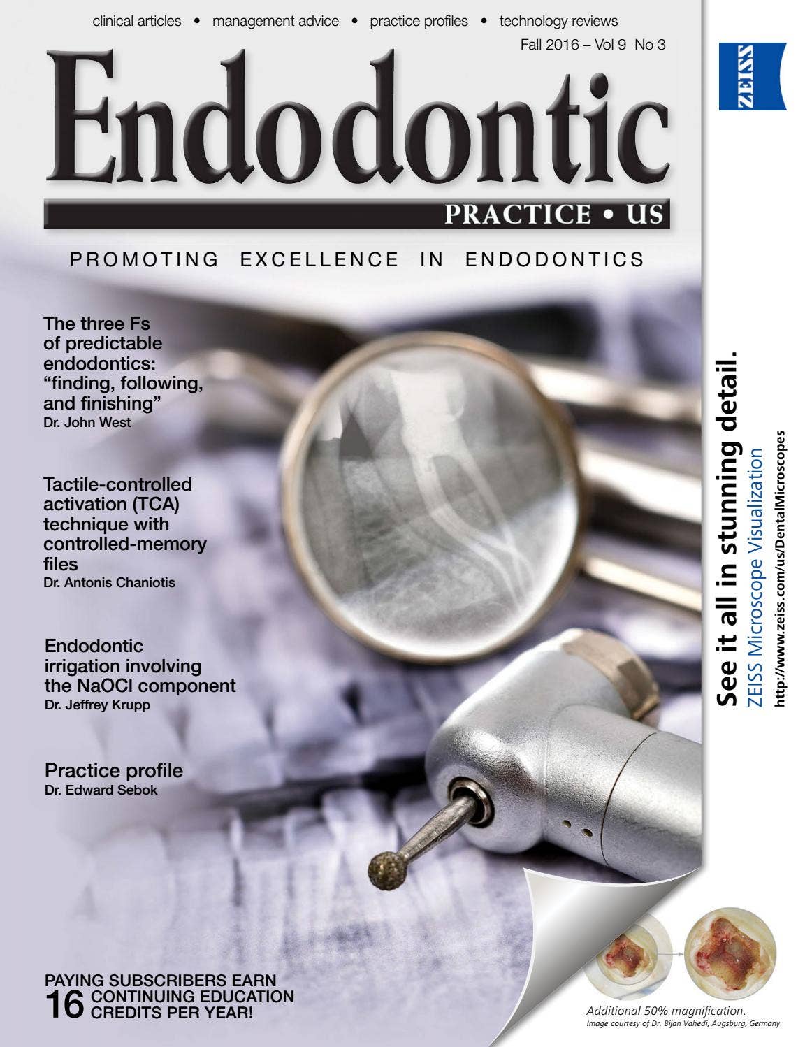 Endodontic Practice - Autumn 2016 Vol 9 No 3 by MedMark, LLC - Issuu