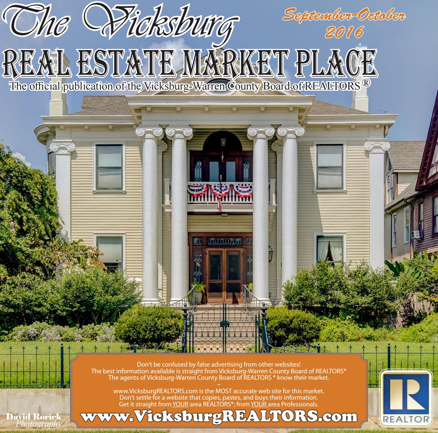 SeptemberOctober 2016 by The VicksburgWarren County Board of REALTORS