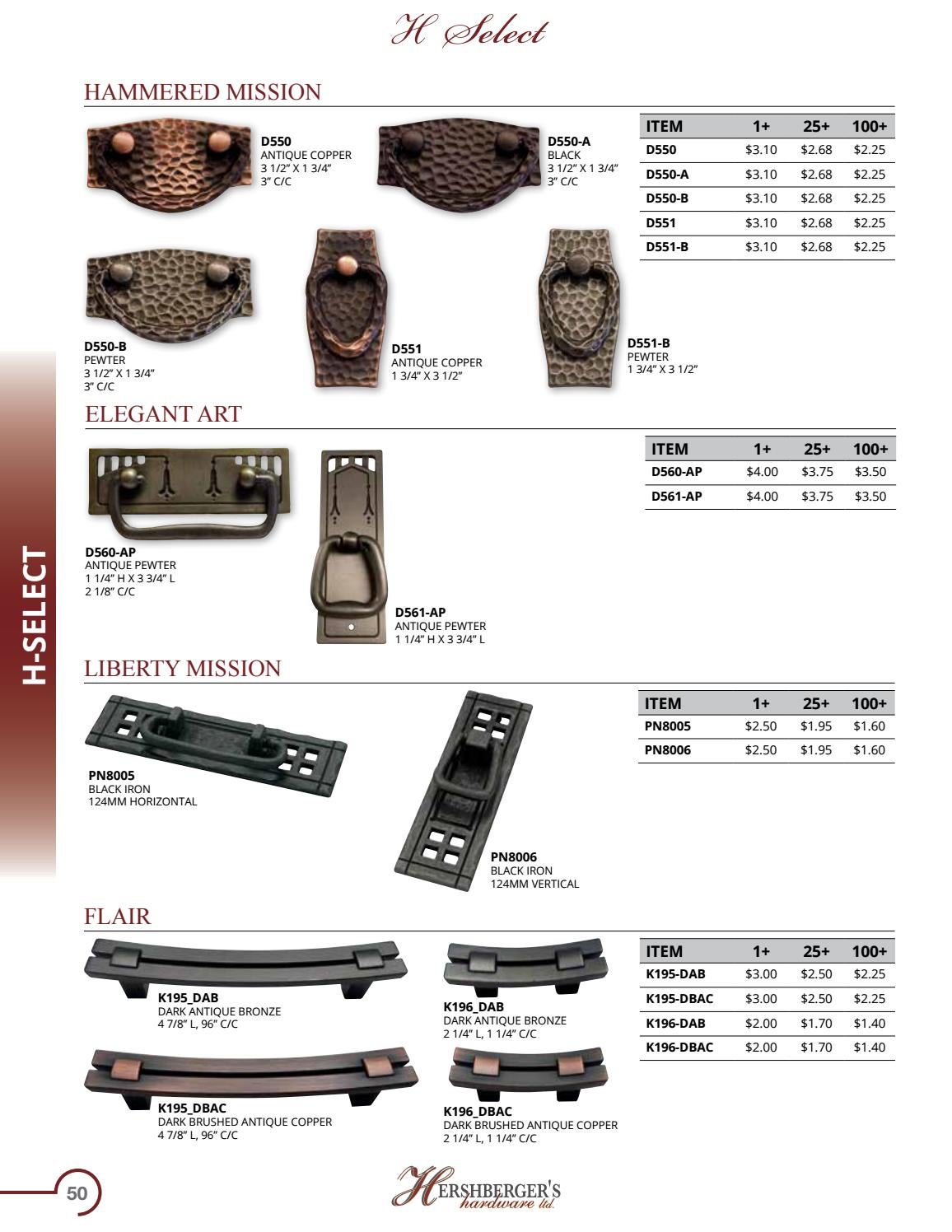 2015 Hershbergers Hardware Catalog / E & G Amish Furniture by E & G