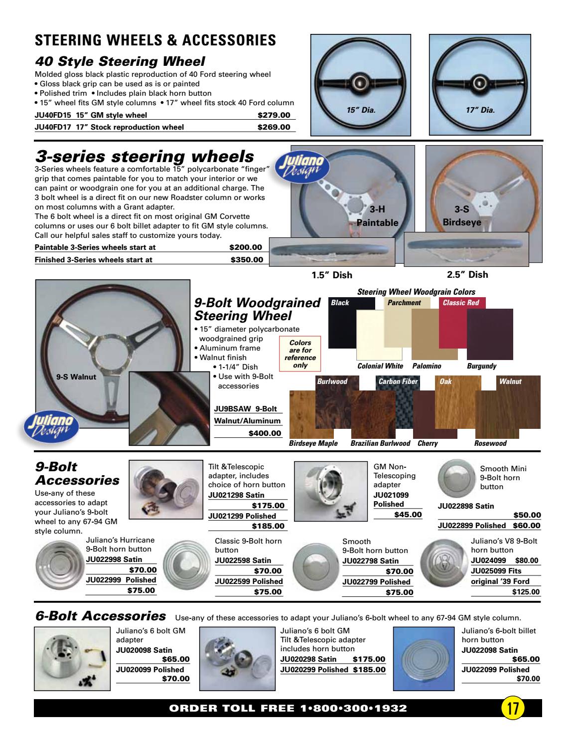 Juliano's Hot Rod Parts Catalog 16 by Juliano's Issuu