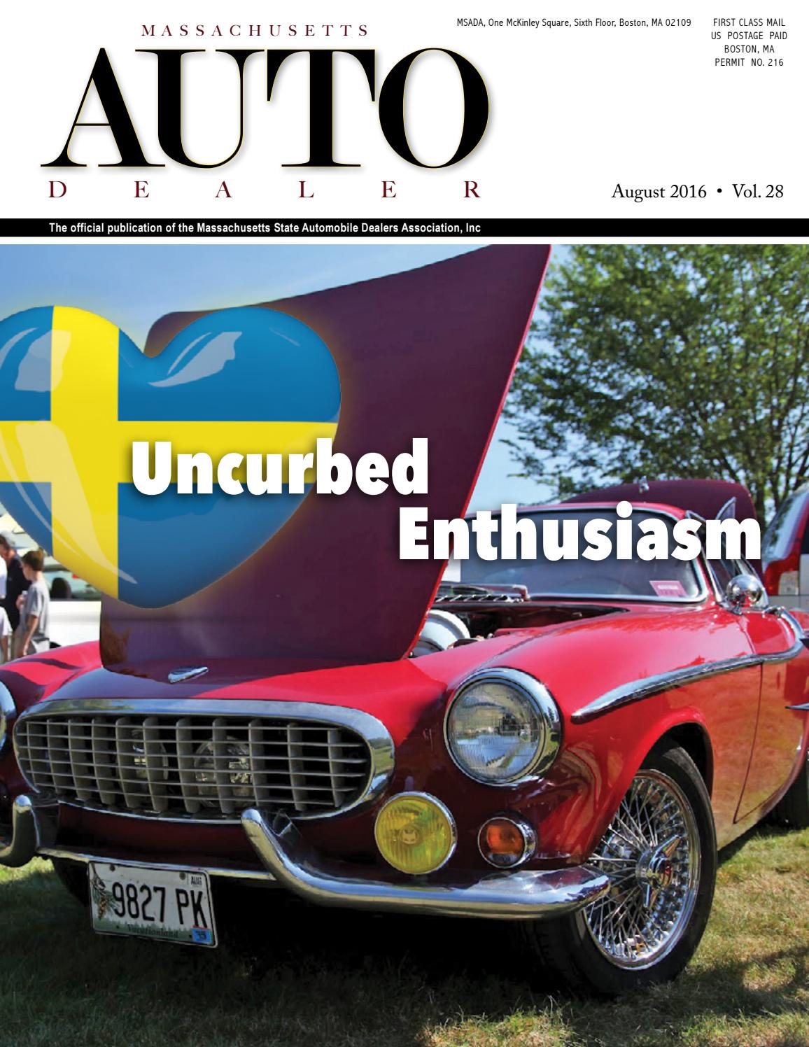 Massachusetts Auto Dealer August 2016 by Massachusetts State Automobile