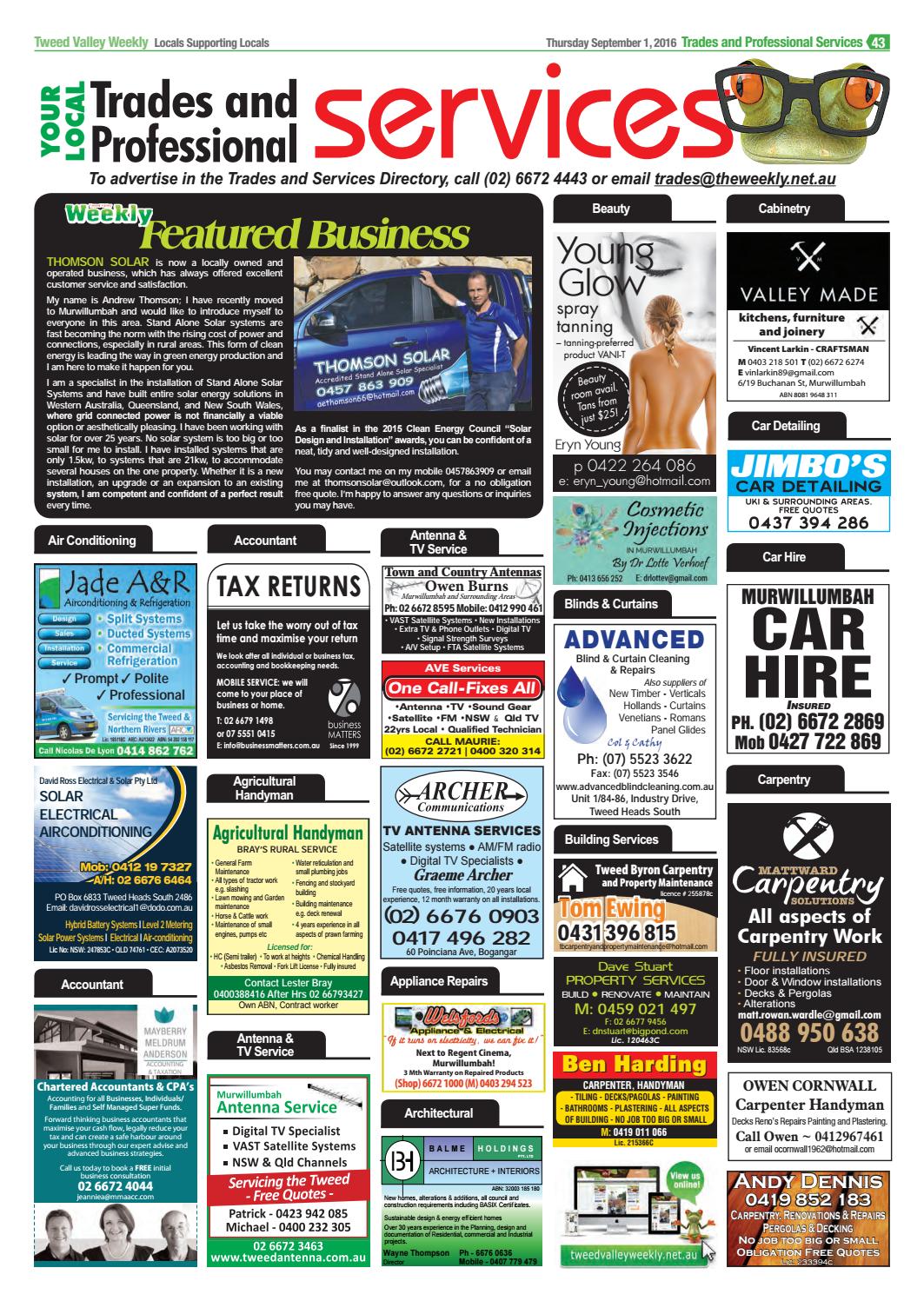 Tweed Valley Weekly September 1 By Tweed Valley Weekly Issuu