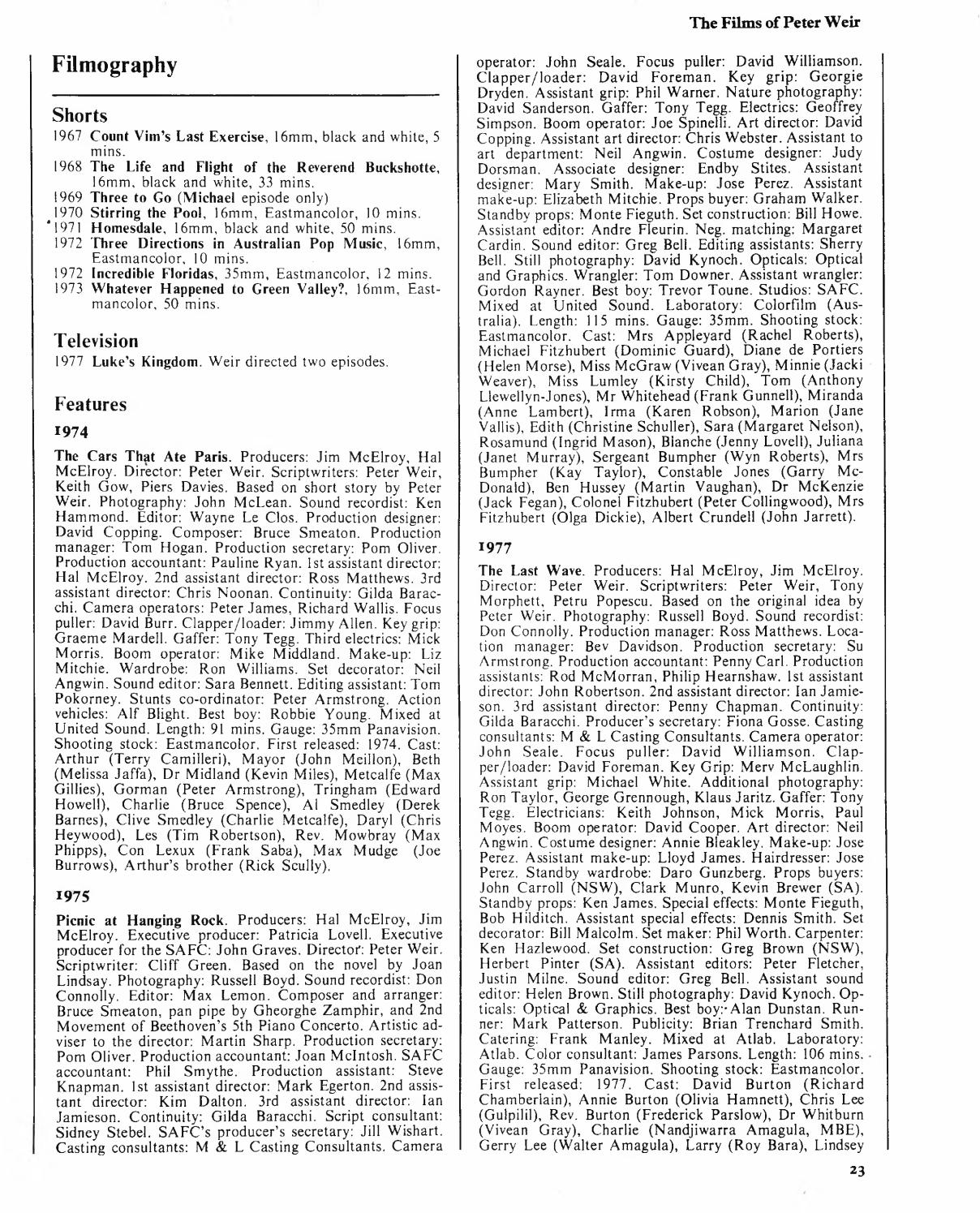 Peter weir gordon gow essay 07 image