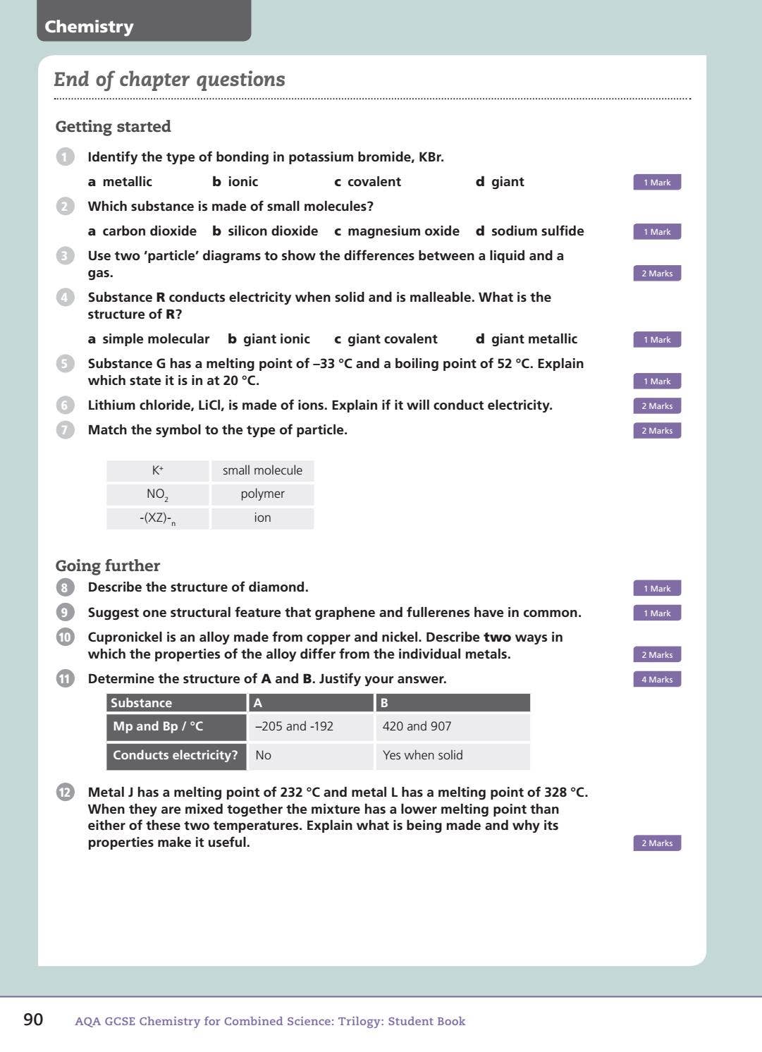 AQA GCSE (9-1) Chemistry for Combined Science: Trilogy by Collins - Issuu