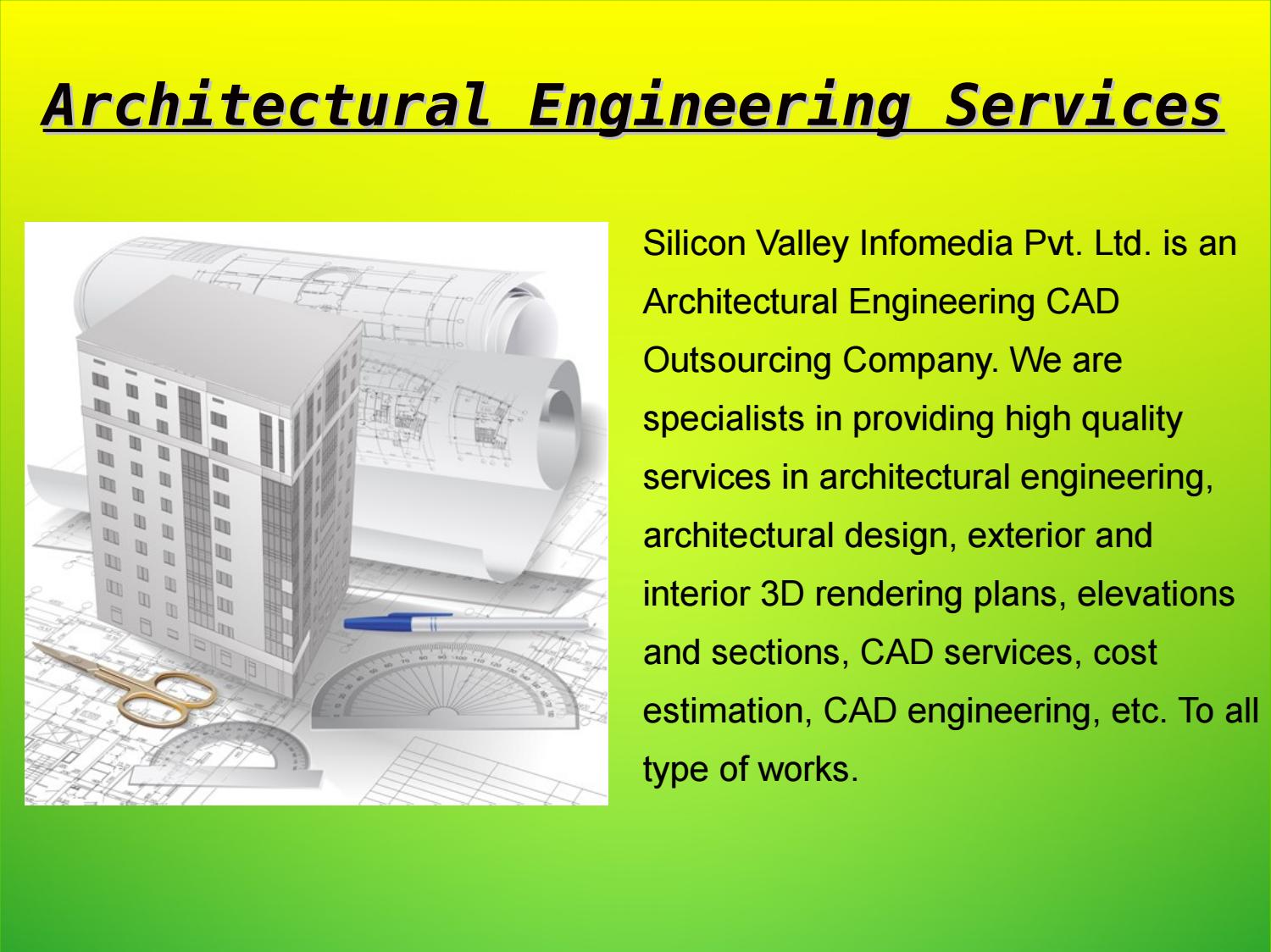 Architectural engineering services by siliconvalleyCAD Issuu
