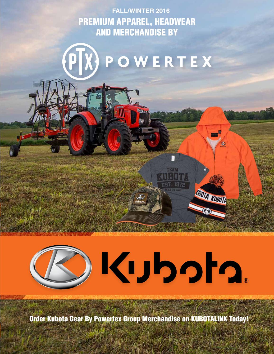 2016/17 Kubota Gear Fall/Winter Catalog by Powertex Group Issuu