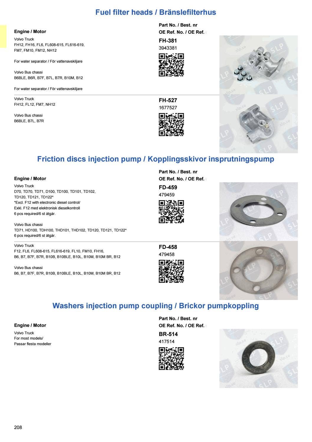 Volvo Truck and Bus Catalogue 2017 by SLP - Swedish Lorry Parts - Issuu
