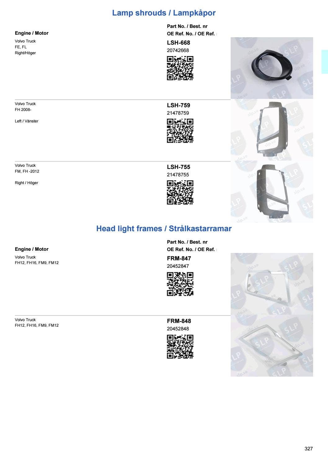 Volvo Truck and Bus Catalogue 2017 by SLP - Swedish Lorry Parts - Issuu