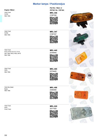 Volvo Truck and Bus Catalogue 2017 by SLP - Swedish Lorry Parts - Issuu