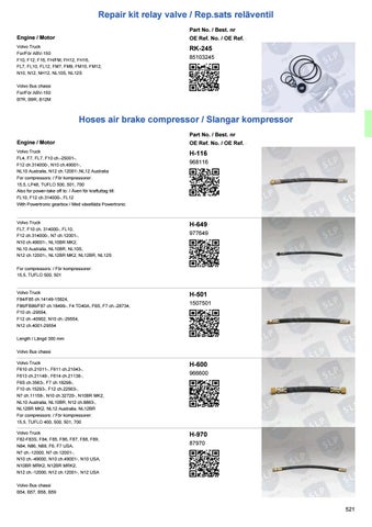 Volvo Truck and Bus Catalogue 2017 by SLP - Swedish Lorry Parts - Issuu