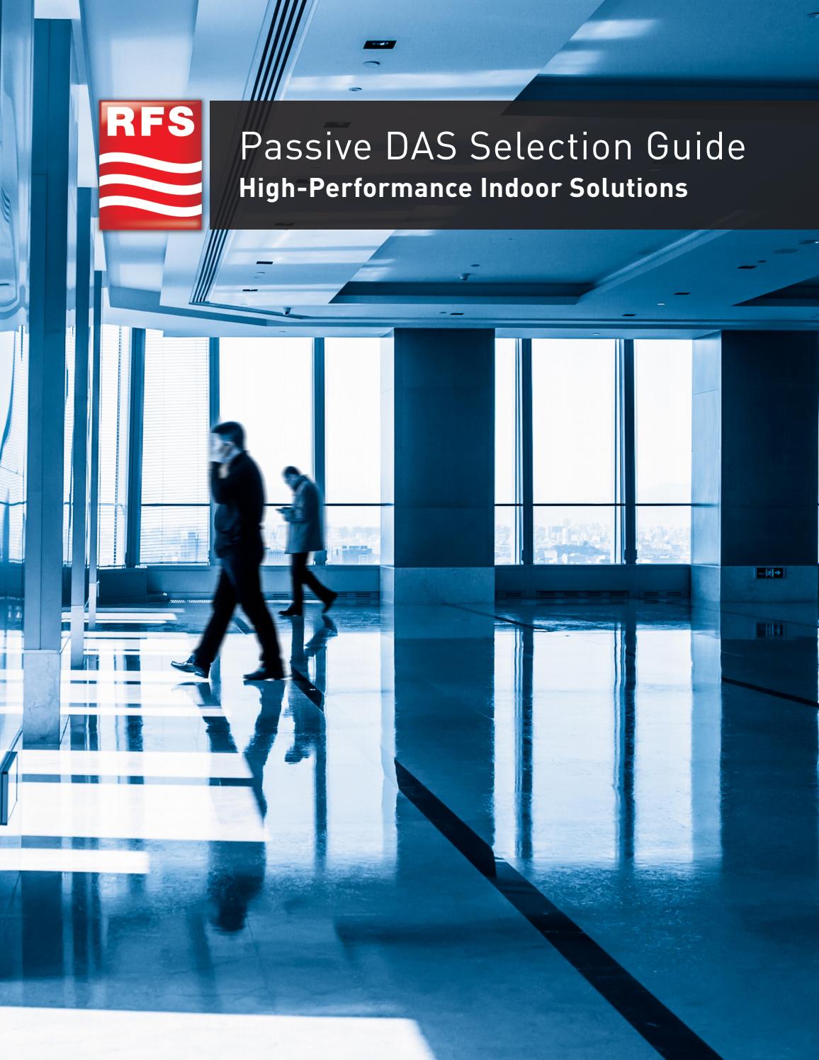 RFS Passive DAS Selection Guide by Radio Frequency Systems Issuu
