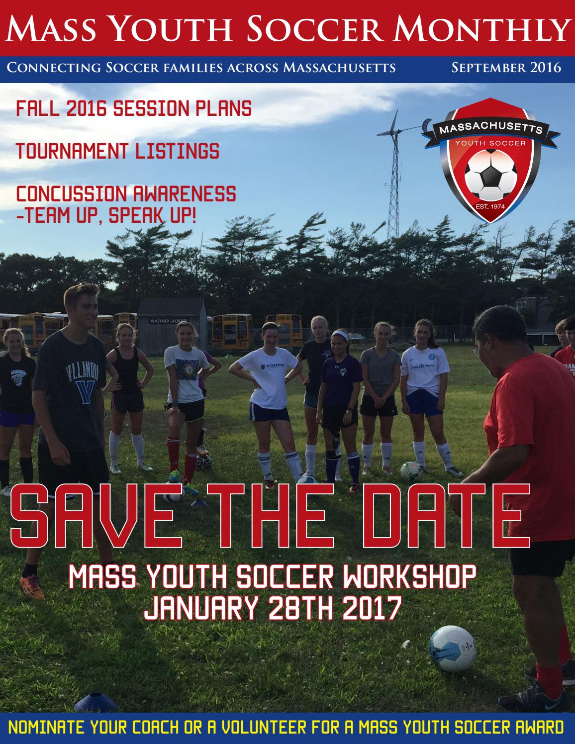 Mass Youth Soccer Monthly - September 2016 by Massachusetts Youth