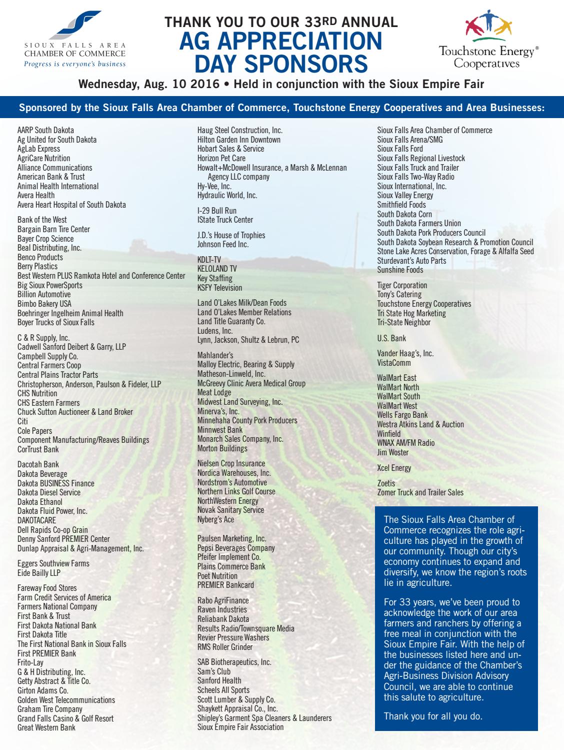 September 2016 Chamber News By Sioux Falls Area Of Commerce September 2016 Chamber News By Sioux Falls Area Of Commerce Issuu