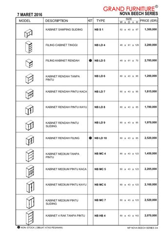 Grand 家具 价格表 2016 第 15 页