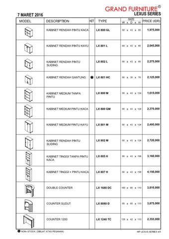 Grand 家具 价格表 2016 第 5 页