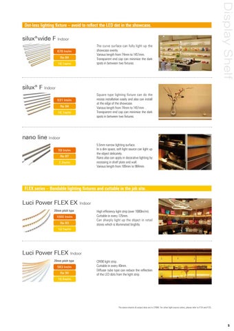Luci Pte. Ltd. official 灯饰目录 · Luci Application 册 2016 第 1 册 册 第 7 页