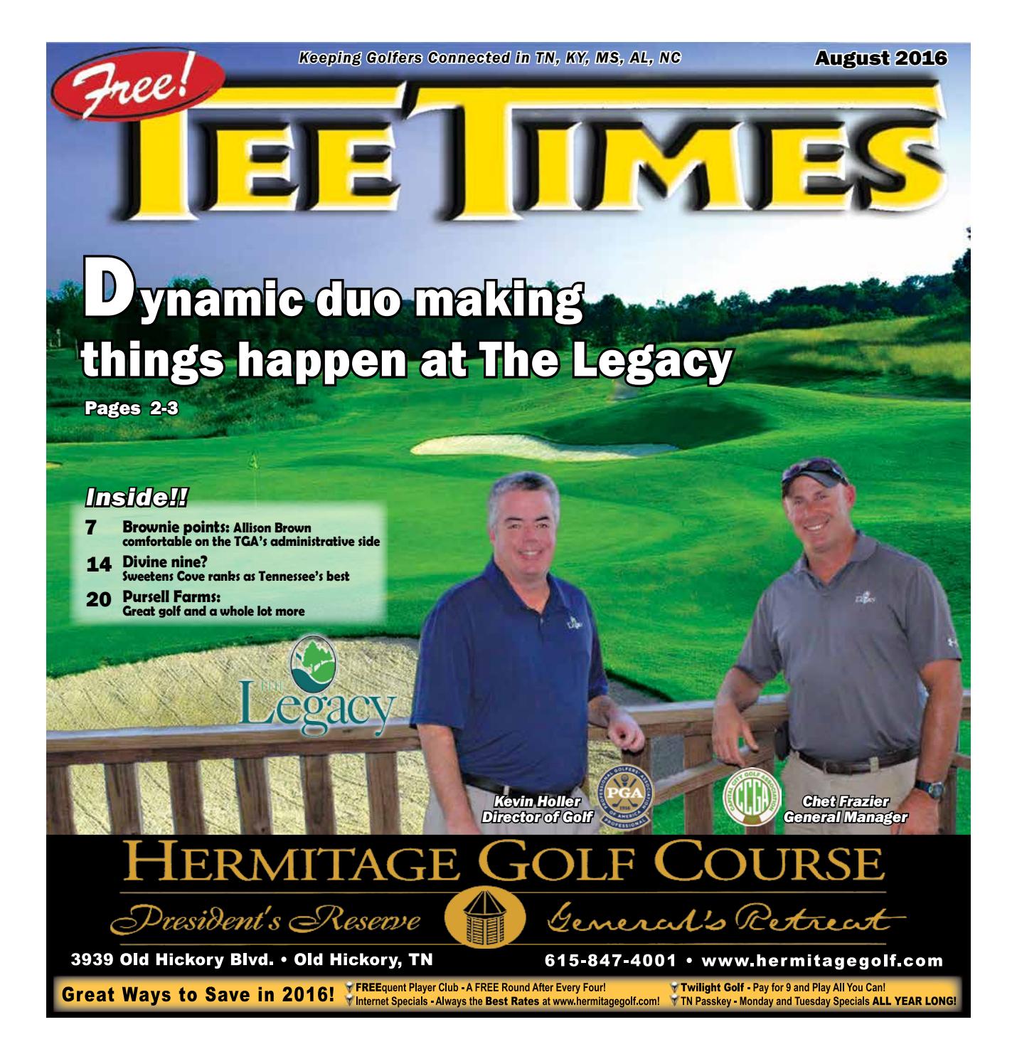 Tee Times August 2016 by Joe Hall Issuu