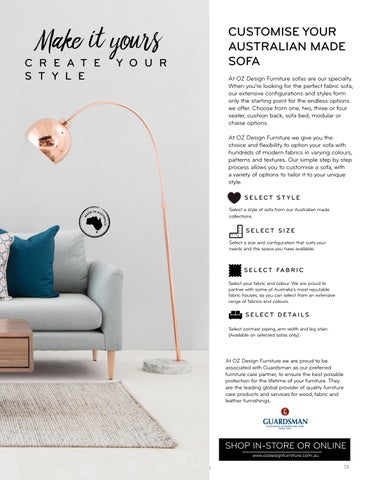 OZ Design Furniture 家具目录 · 夏季 16/17 Directory 第 13 页