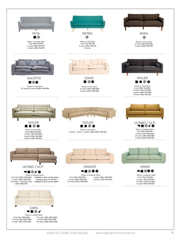 OZ Design Furniture 家具目录 · 夏季 16/17 Directory 第 15 页