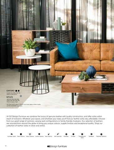 OZ Design Furniture 家具目录 · 夏季 16/17 Directory 第 16 页