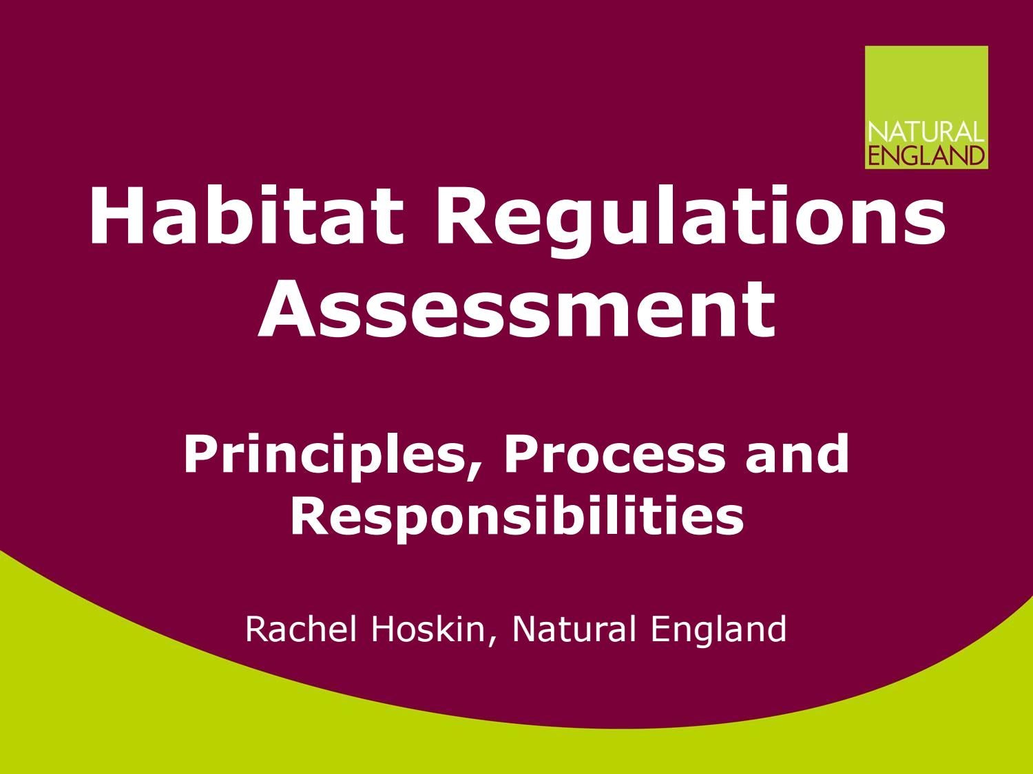 Habitat Regulations Assessment by Suffolk Biodiversity Information
