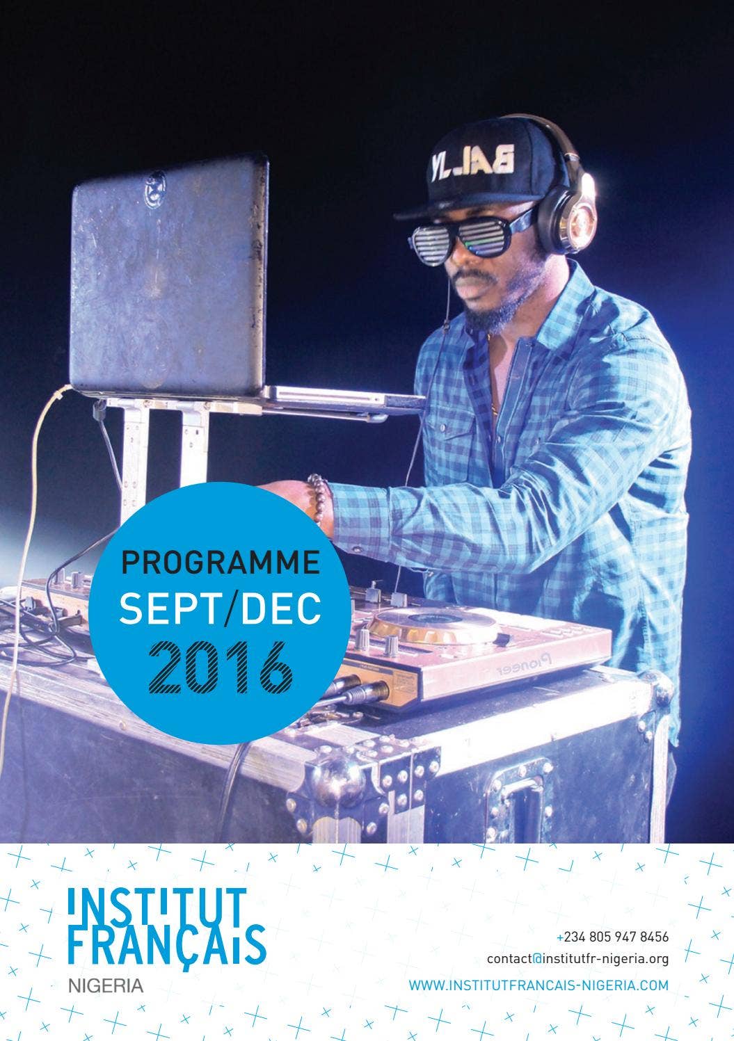 Programme September- December 2016 Institut français Nigeria by ...